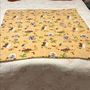 Western Themed Tan Quilt